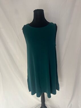 Eileen Fisher Deep Teal Swing Tank